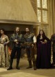 Luke Youngblood as Sid, Karen David as Isabella, Timothy Omundson as King Richard, Joshua Sasse as Galavant, Mallory Jansen as Madalena, Vinnie Jones as Gareth and Ben Presley as Jester in GALAVANT - Season 2 | ©2016 ABC/Bob D'Amico