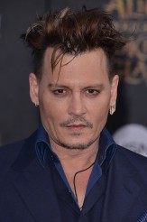 Johnny Depp at the premiere of Disney's ALICE THROUGH THE LOOKING GLASS