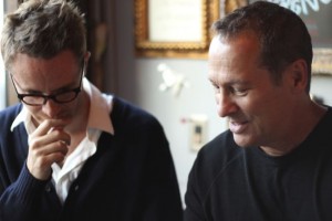 THE NEON DEMON director Nicolas Winding Refn and composer Cliff Martinez | ©2016 Broad Green Pictures