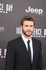 Liam Hemsworth at the premiere of INDEPENDENCE DAY RESURGENCE