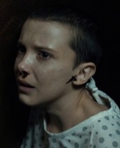Millie Bobby Brown as Eleven in STRANGER THINGS | © 2016 Netflix