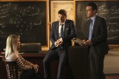 Kirstin Taylor Maldonado, David Boreanaz and John Boyd in BONES - Season 11 - "The Strike in the Chord" ©2016 Fox / Patrick McElhenney