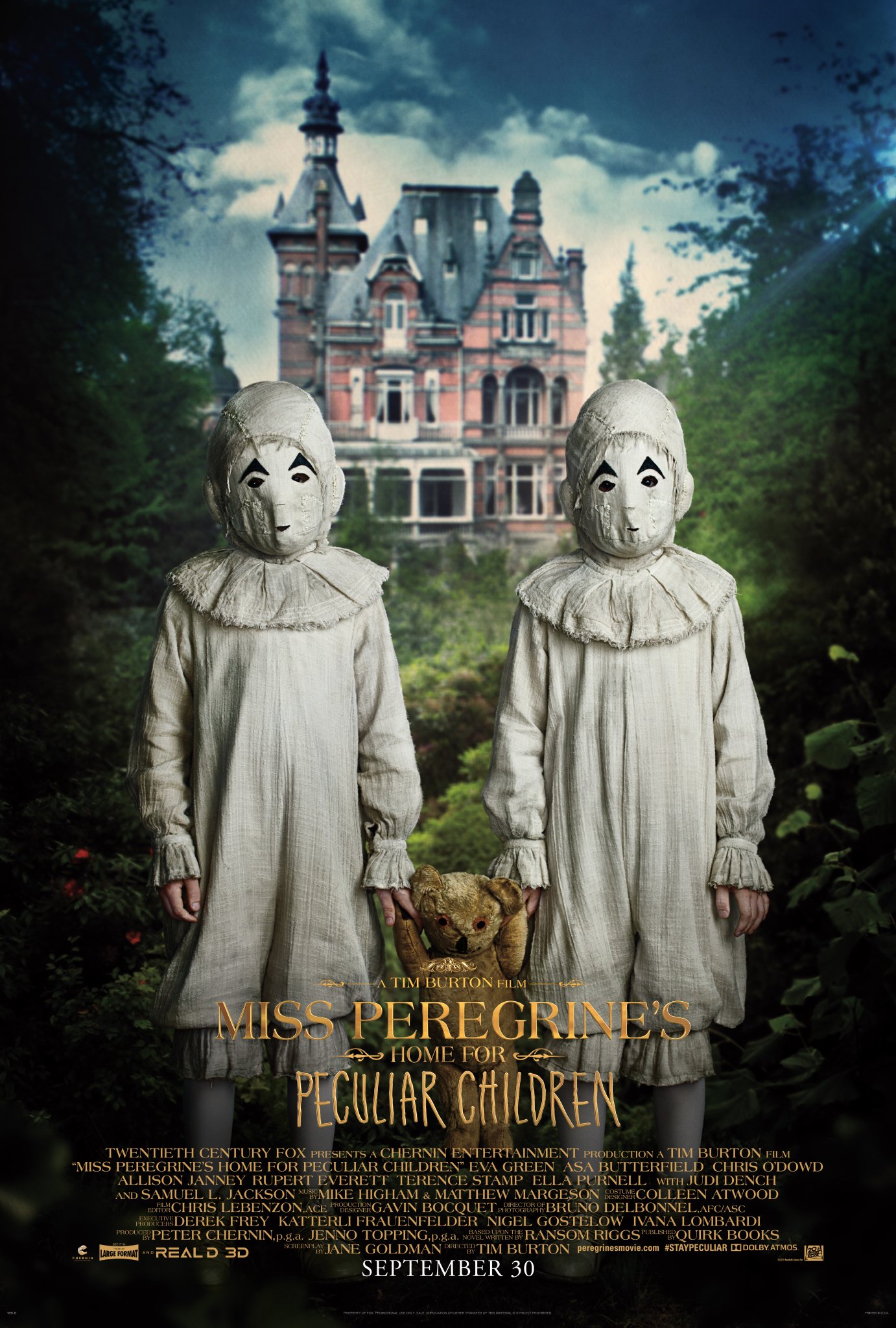 The Art Of Tim Burton Film Miss Peregrines Home For Peculiar Children ...