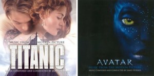 TITANIC and AVATAR soundtracks | ©2016 Sony Classical Records