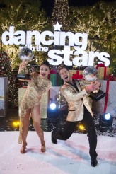 Laurie Hernandez and Val Chmerkovskiy take home the mirror ball in DANCING WITH THE STARS - Season 23 | ©2016 ABC/Eric McCandless