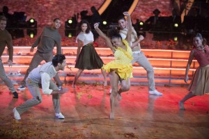 Valentin Chmerkovskiy and Laurie Hernandez in DANCING WITH THE STARS - Season 23 - Week 11 - Season Finale Part 1 | ©2016 ABC/Eric McCandless