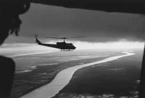 outh Vietnamese troops fly over the Mekong Delta in 1963 from the Ken Burns documentary THE VIETNAM WAR |photo Courtesy of Rene Burri/Magnum Photos