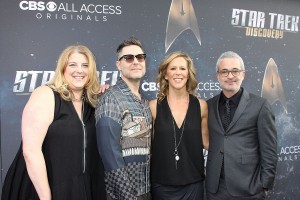 L-R: Gretchen J. Berg, Aaron Harberts, Heather Kadin and Alex Kurtzman at the official premiere of CBS’ STAR TREK DISCOVERY