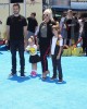 Christina Aguilera, Matthew Rutler, Summer Rain Rutler and Max Liron Bratman at the World Premiere of THE EMOJI MOVIE