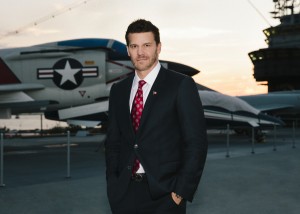 The CBS Veterans Network previews the Pilot of SEAL Team on The USS Intrepid with star David Boreanaz | /©2017 CBS Broadcasting, Inc. All Rights Reserved/Michele Crowe