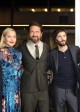 Cast shot: Dean Devlin, Abbie Cornish, Gerard Butler, Jim Sturgess and Talitha Bateman at the World Premiere of GEOSTORM