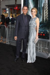 Dean Devlin and Lisa Brenner at the World Premiere of GEOSTORM