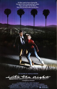 INTO THE NIGHT movie poster | ©1985 Universal Pictures