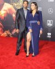 Ludacris and wife Eudoxie Mbouguiyengue at the World Premiere of JUSTICE LEAGUE