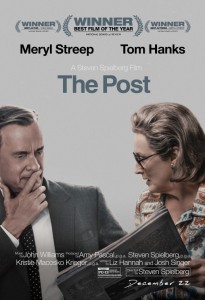 THE POST movie poster | ©2017 20th Century Fox