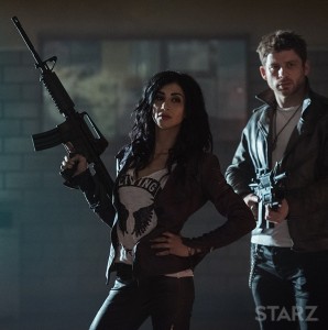 Dana DeLorenzo as Kelly Maxwell and Lindsay Farris as Dalton in ASH VS. EVIL DEAD | © 2018 Starz