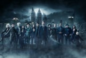 Erin Richards, Robin Lord Taylor, Drew Powell, Jessica Lucas, Cory Michael Smith, Crystal Reed, David Mazouz, Ben McKenzie, Camren Bicondova, Sean Pertwee, Chris Chalk, Donal Logue, Morena Baccarin and Alexander Siddig in GOTHAM - Season 4 |©2017 Fox Broadcasting Co./Tommy Garcia