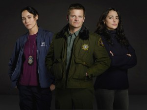 Sandrine Holt, Steve Zahn and Natalie Martinez in THE CROSSING - Season 1 |©2018 ABC/Bob D'Amico