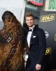 Joonas Suotamo and Chewbacca at the World Premiere of LucasFim’s SOLO: A STAR WARS STORY