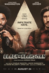BLACKKKLANSMAN movie poster | ©2018 Focus Features