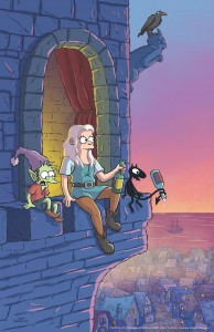 Princess Bean, Elfo and Luci in DISENCHANTMENT - Season 1 | ©2018 The ULULLU Company. DISENCHANTMENT TM & © The ULULU Company. All Rights Reserved