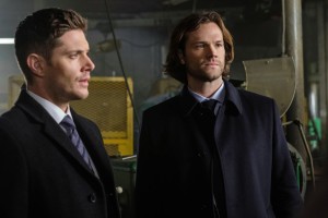 Jensen Ackles as Dean and Jared Padalecki as Sam in SUPERNATURAL - Season 13 - "A Most Holy Man" | ©2018/Robert Falconer
