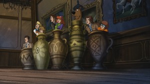 Castiel, Fred, Shaggy, Dean, Daphne, Scooby Doo, Sam and Velma in SUPERNATURAL - Season 13 - "ScoobyNatural" |©2018 The CW/Warner Bros. Entertainment Inc.