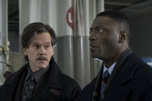 Kevin Bacon as Jackie Rohr and Aldis Hodge as Decourcy Ward in CITY ON A HILL - Season 1 - "If Only the Fool Would Persist in His Folly" | ©2019 Showtime/Francisco Roman