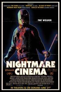 NIGHTMARE CINEMA movie poster - The Welder| ©2019 Good Deed Entertainment/Cranked Up Films
