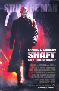 SHAFT original movie poster from the 2000 remake | ©2000 Paramount Pictures
