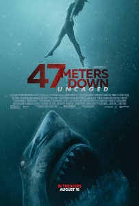 47 METERS DOWN: UNCAGED movie poster | ©2019 Entertainment Studios Motion Pictures