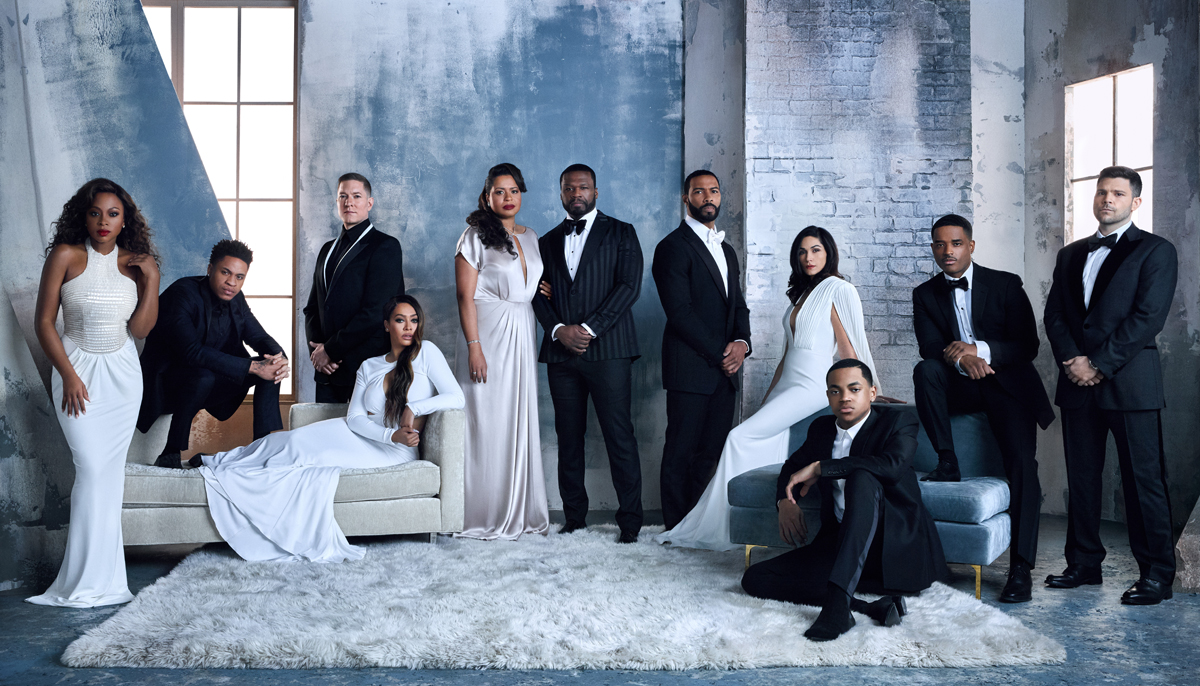 The cast of POWER - Season 6 © 2019 Starz.