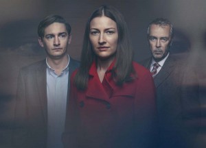 James Harkness, Kelly MacDonald, and John Hannah in THE VICTIM | ©2019 Britbox