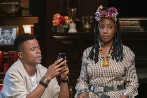 Marque Richardson and Ashley Blaine Featherson in DEAR WHITE PEOPLE - Season 3 | ©2019 Netflix/Lara Solanki