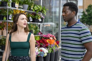 Violett Beane as Cara Bloom, and Brandon Micheal Hall as Miles Finer in GOD FRIENDED ME - Season 2 - "All Those Yesterdays" | ©2018 Warner Bros./David Giesbrecht 