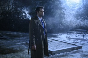 Misha Collins as Castiel  in SUPERNATURAL - Season 14 - "Jack in the Box"| ©2019 The CW Network, LLC/Diyah Pera