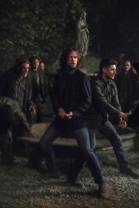 Jared Padalecki as Sam and Jensen Ackles as Dean in SUPERNATURAL - Season 15 - "Back and to the Future" | © 2019 The CW Network, LLC. All Rights Reserved/Shane Harvey