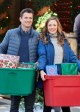 Wes Brown and Rachel Boston in CHECK INN FOR CHRISTMAS | ©2019 Hallmark Channel