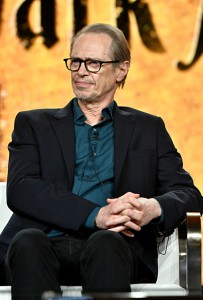 Steve Buscemi at the 2020 Winter TCA's discussing MIRACLE WORKERS: DARK AGES | ©2019 TBS/mma McIntyre/Getty Images for WarnerMedia