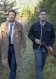 Misha Collins as Castiel and Jensen Ackles as Dean in SUPERNATURAL - Season 15 - "The Trap" | ©2020 The CW Network, LLC. All Rights Reserved/Colin Bentley