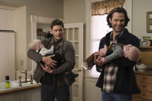 Jensen Ackles as Dean and Jared Padalecki as Sam in SUPERNATURAL - Season 15 - "The Heroes' Journey" | ©2020 The CW Network, LLC. All Rights Reserved/Bettina Strauss
