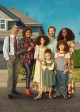 Gary Cole as Harrison Johnson, Christina Anthony as Denise, Arica Himmel as Bow Johnson, Mykal-Michelle Harris as Santamonica Johnson, Mark-Paul Gosselaar as Paul Johnson, Ethan William Childress as Johan Johnson, and Tika Sumpter as Alicia Johnson in MIXED-ISH - Season 1| ©2020 ABC/Brian Bowen Smith