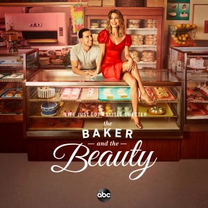 Victor Rasuk as Daniel Garcia and Nathalie Kelley as Noa Hamilton in THE BAKER AND THE BEAUTY Key Art | ©2020 ABC