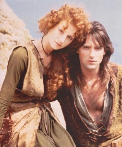 Judi Trott and Michael Praed in ROBIN OF SHERWOOD | photo courtesy of Spirit of Sherwood