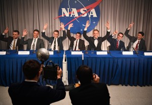 Micah Stock as Deke Slayton, Jake McDorman as Alan Shepard, Aaron Staton as Wally Schirra, Michael Trotter as Gus Grissom, Patrick J. Adams as John Glenn, Colin O’Donoghue as Gordon Cooper and James Lafferty as Scott Carpenter in THE RIGHT STUFF | ©2020 National Geographic