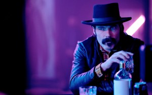 Tim Rozon as Doc Holliday in WYNONNA EARP - Season 4 - "Hell Raisin' Good Time" | ©2021 Syfy/Michelle Faye/Wynonna Earp Productions, Inc