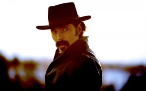 Tim Rozon as Doc Holliday in WYNONNA EARP - Season 4 - "Hell Raisin' Good Time" | ©2021 Syfy/Michelle Faye/Wynonna Earp Productions, Inc