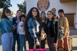 Chloe East, Uly Schlesinger, Nathanya Alexander, Haley Sanchez, Lukita Maxwell, Chase Sui Wonders, Justice Smith, Sydney Mae Diaz in GENERATION - Season 1 | ©2021 HBO/Warrick Page