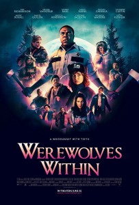 WEREWOLVES WITHIN movie poster |  ©2021 IFC Films