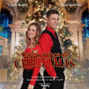 Cindy Busby and Jilon VanOver in CROWN PRINCE OF CHRISTMAS | ©2022 Great American Family